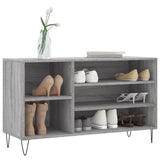 VidaXL Schuhschrank 102x36x60 cm Holzwerkstoff Sonomagrau