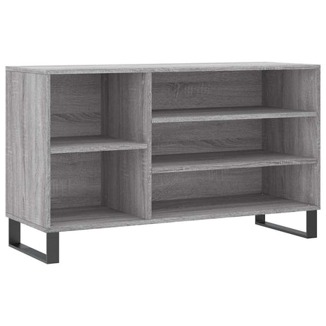 VidaXL Schuhschrank 102x36x60 cm Holzwerkstoff Sonomagrau
