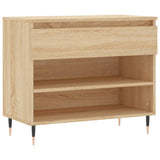 VidaXL Schuhschrank 70x36x60 cm Holzwerkstoff Sonoma-Eiche
