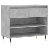 Vidaxx Schuhschrank 70x36x60 cm Holzwerkstoff betongrau