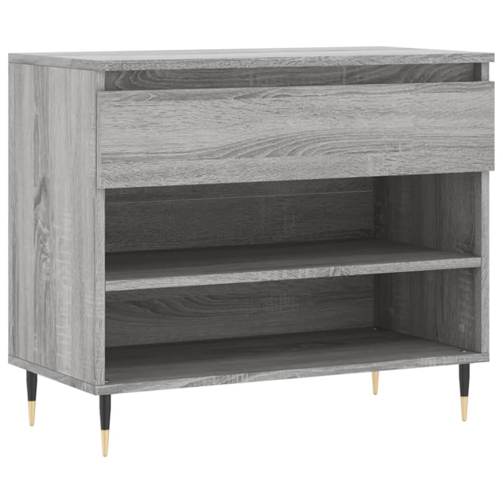 VidaXL Schuhschrank 70x36x60 cm Holzwerkstoff Sonomagrau