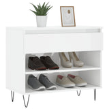 Vidaxx Schuhschrank 70x36x60 cm lackiertes Holz Hochglanz weiß