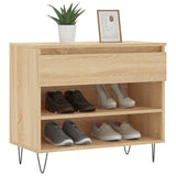 VidaXL Schuhschrank 70x36x60 cm, Holzwerkstoff Sonoma-Eiche