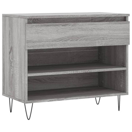 VidaXL Schuhschrank 70x36x60 cm Holzwerkstoff Sonomagrau