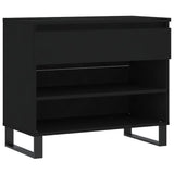 Vidaxx Schuhschrank 70x36x60 cm lackiertes Holz schwarz