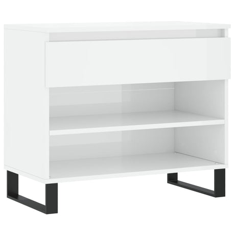 Vidaxx Schuhschrank 70x36x60 cm lackiertes Holz Hochglanz weiß