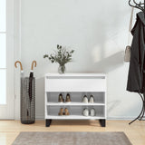 Vidaxx Schuhschrank 70x36x60 cm lackiertes Holz Hochglanz weiß