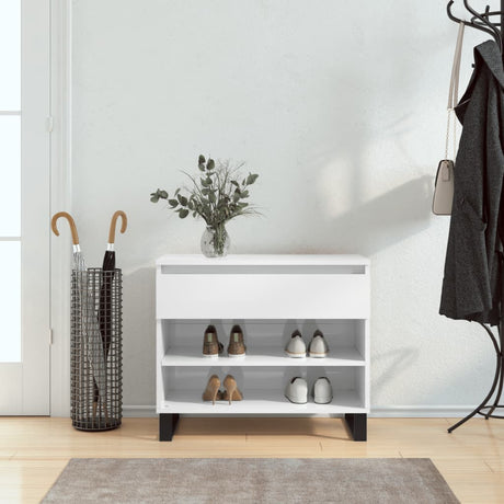 Vidaxx Schuhschrank 70x36x60 cm lackiertes Holz Hochglanz weiß