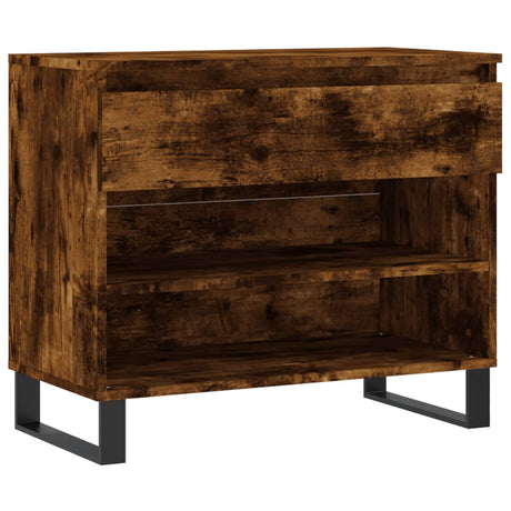Vidaxx Schuhschrank 70x36x60 cm verarbeitetes Holz, geräucherte Eiche