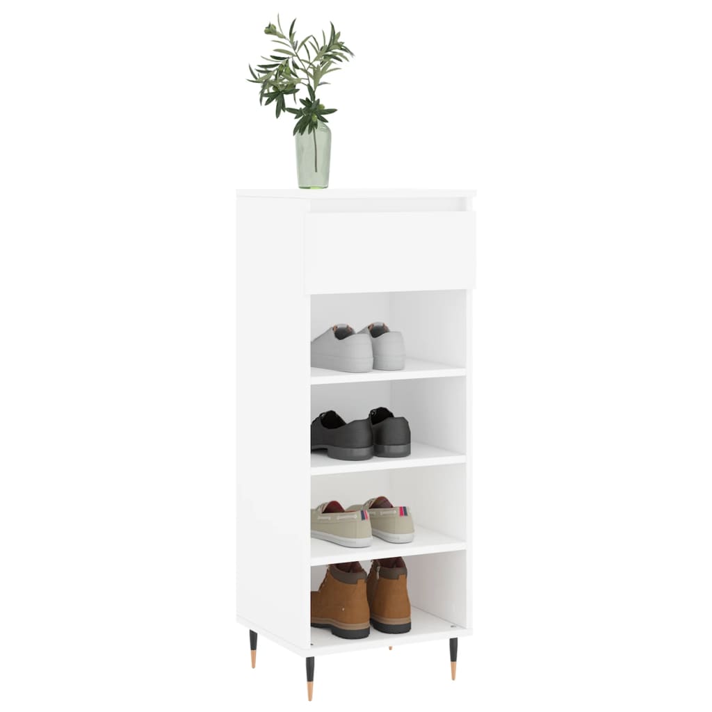 Vidaxx Schuhschrank 40x36x105 cm Holzwerkstoff weiß
