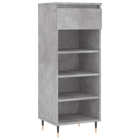 Vidaxx Schuhschrank 40x36x105 cm Holzwerkstoff betongrau