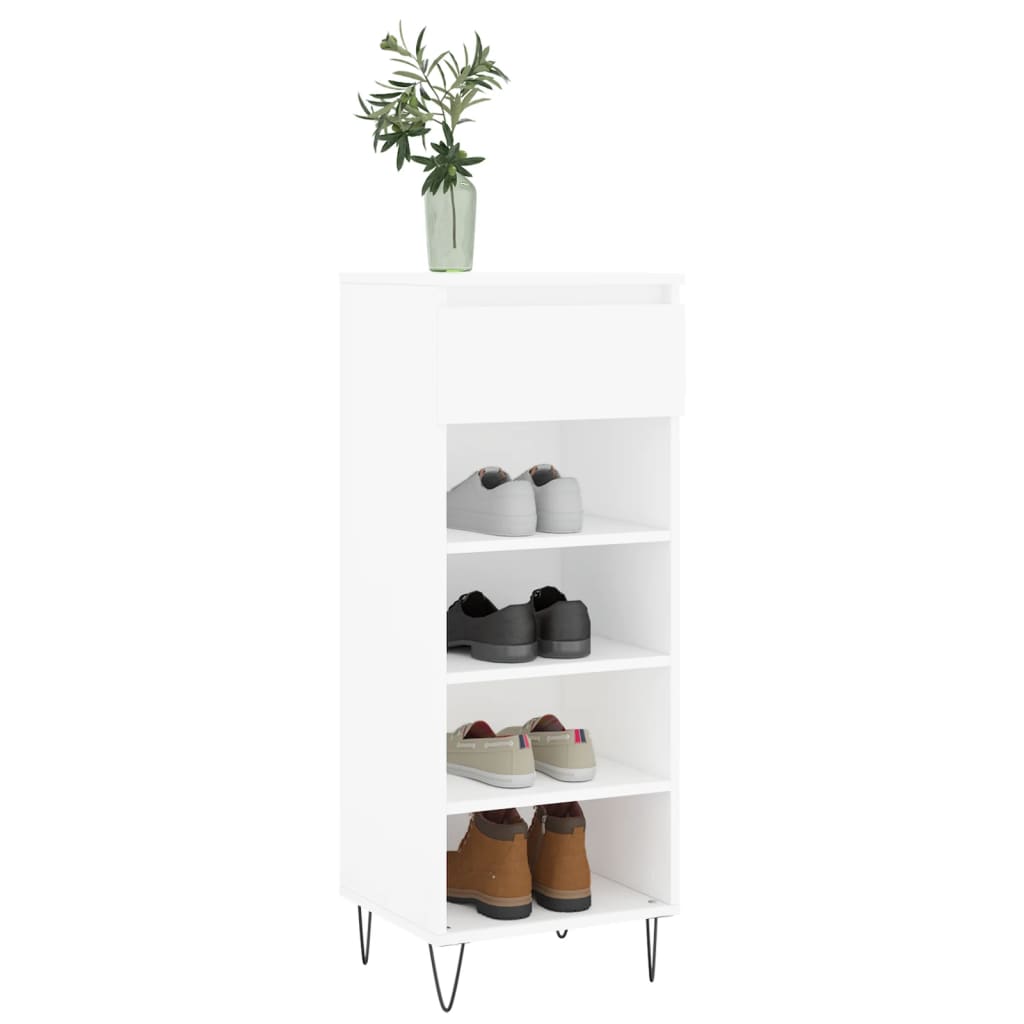 Vidaxx Schuhschrank 40x36x105 cm Holzwerkstoff weiß