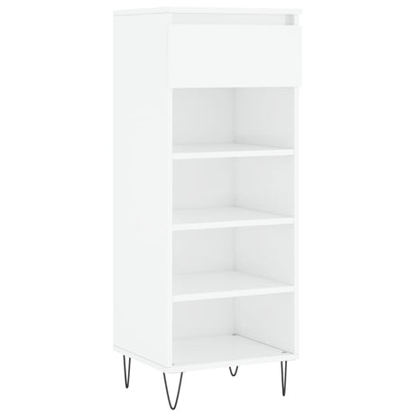 Vidaxx Schuhschrank 40x36x105 cm lackiertes Holz Hochglanz weiß