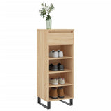 VidaXL Schuhschrank 40x36x105 cm Holzwerkstoff Sonoma-Eiche