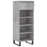 Vidaxx Schuhschrank 40x36x105 cm Holzwerkstoff betongrau
