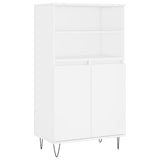 Vidaxl hoge kast 60x36x110 cm bewerkt hout wit