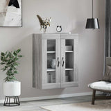 Vidaxl wandkast 69,5x34x90 cm bewerkt hout grijs sonoma eikenkleurig