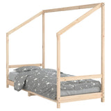 Vidaxl kinderbedframe 80x200 cm massief grenenhout