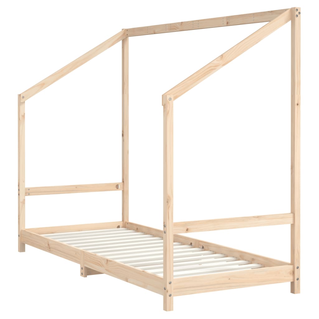 Vidaxl kinderbedframe 80x200 cm massief grenenhout