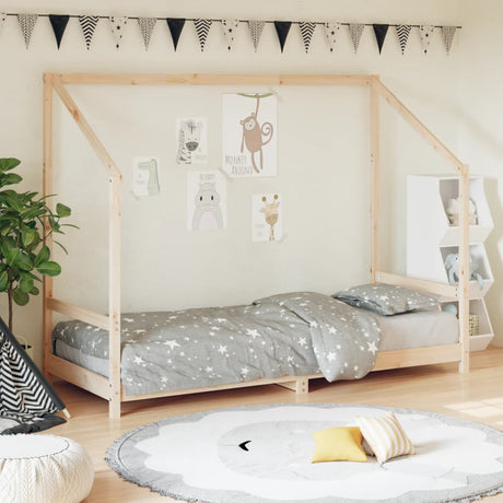 Vidaxl kinderbedframe 80x200 cm massief grenenhout