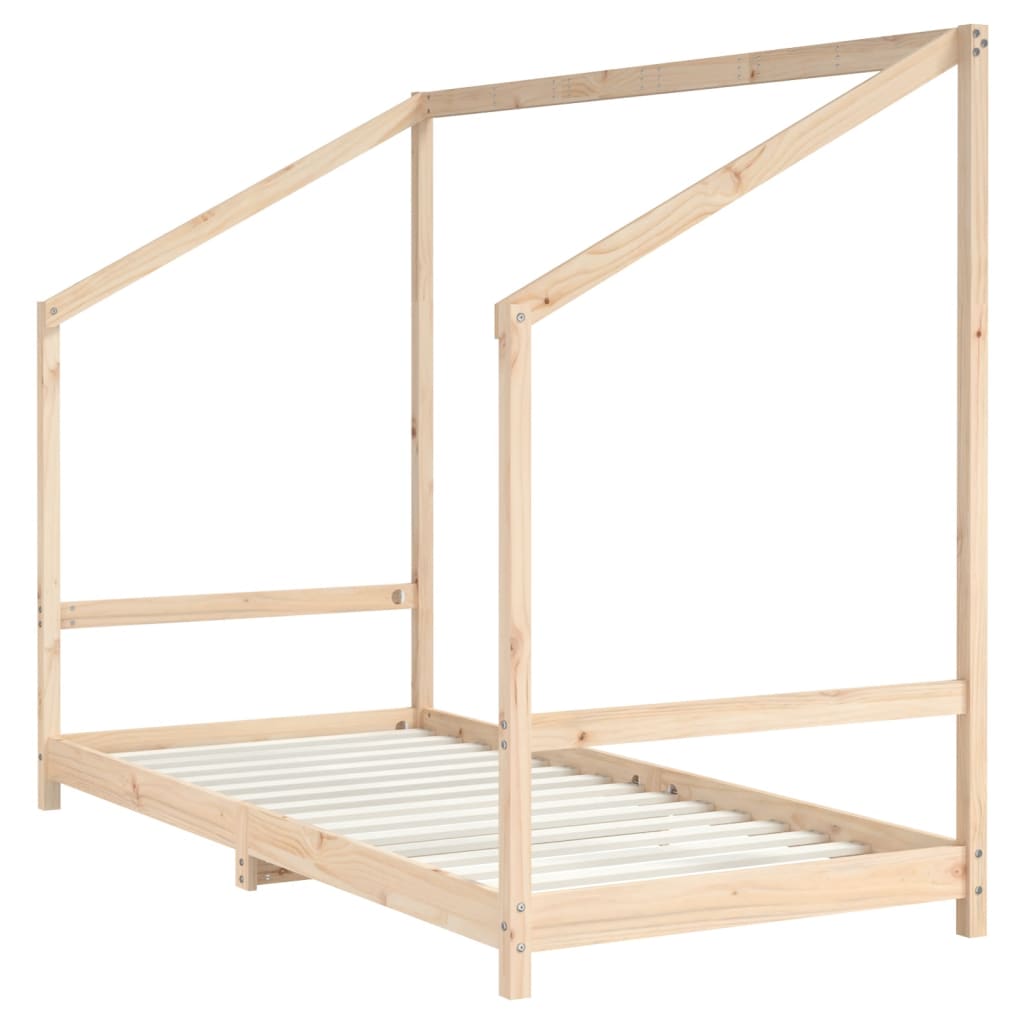 Vidaxl kinderbedframe 90x200 cm massief grenenhout