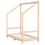 Vidaxl kinderbedframe 70x140 cm massief grenenhout