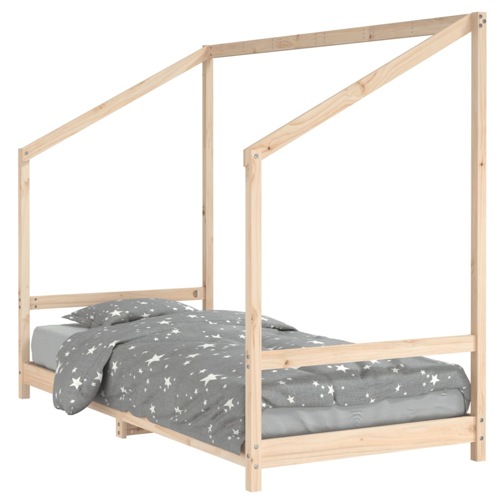 Vidaxl kinderbedframe 90x190 cm massief grenenhout