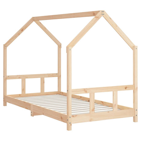 Vidaxl kinderbedframe 90x200 cm massief grenenhout