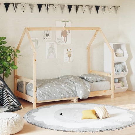 Vidaxl kinderbedframe 80x160 cm massief grenenhout
