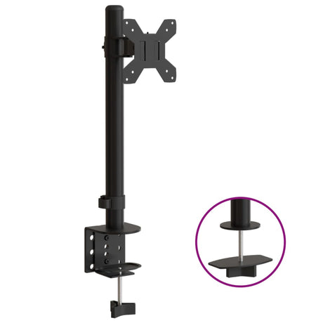 VidaXL Monitorhalterung VESA 75 100 mm schwarzer Stahl