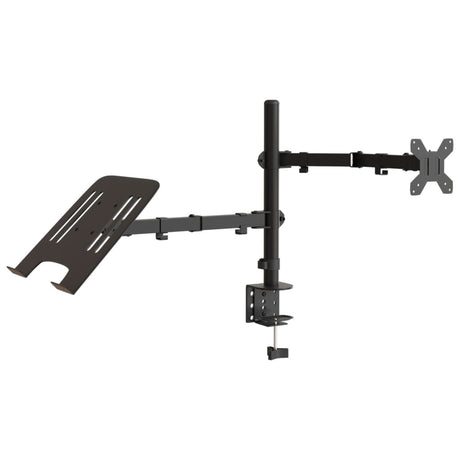 VidaXL Monitorhalterung VESA 75 100 mm schwarzer Stahl