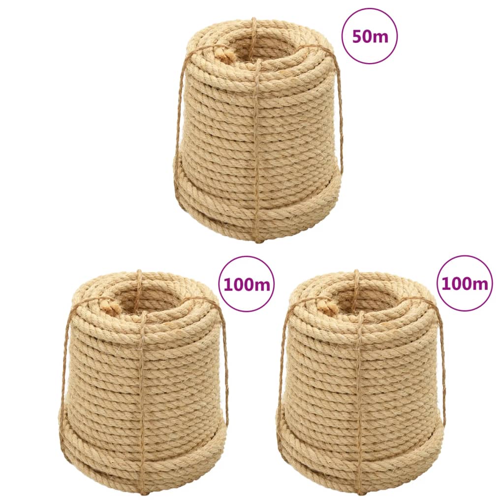 VidaXL Seil 3 Stück 14 mm Sisal