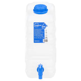 VidaXL Wassertank mit Wasserhahn 15 l Kunststoff transparent
