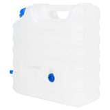 VidaXL Wassertank mit Wasserhahn 15 l Kunststoff transparent