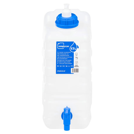 VidaXL Wassertank mit Wasserhahn und Seifenspender 15 l Kunststoff