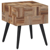 Vidaxl bijzettafel 40x40x45 cm massief gerecycled teakhout