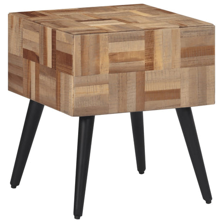 Vidaxl bijzettafel 40x40x45 cm massief gerecycled teakhout