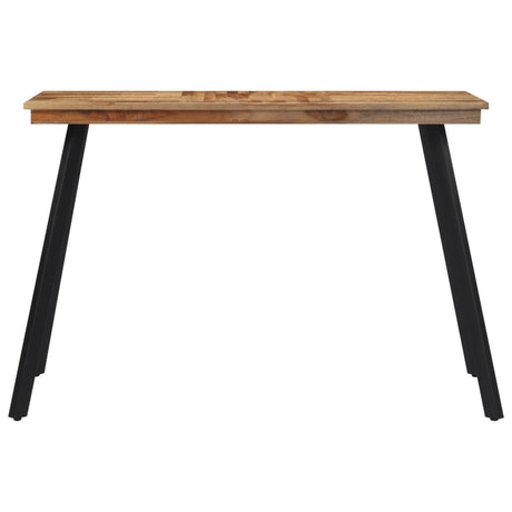 Vidaxl eettafel 120x62x76 cm massief teakhout