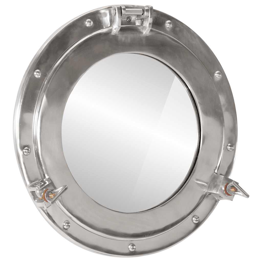 VidaXL Wandspiegel Bullauge Ø38 cm Aluminium und Glas