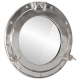 VidaXL Wandspiegel Bullauge Ø38 cm Aluminium und Glas