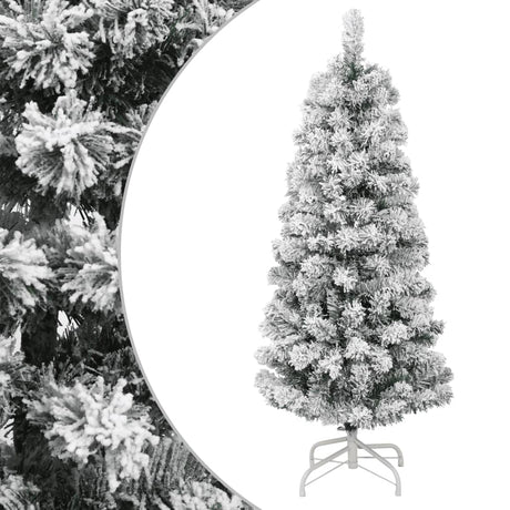 Vidaxx künstlicher Weihnachtsbaum mit Scharnieren und Schnee 120 cm