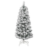 Vidaxx künstlicher Weihnachtsbaum mit Scharnieren und Schnee 120 cm