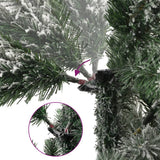 Vidaxx künstlicher Weihnachtsbaum mit Scharnieren und Schnee 120 cm