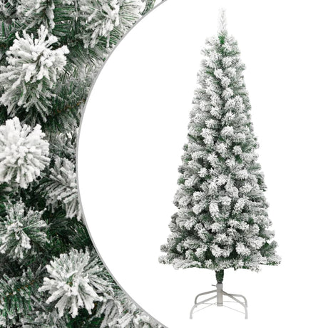 Vidaxx künstlicher Weihnachtsbaum mit Scharnieren und Schnee 210 cm