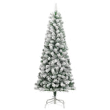 Vidaxx künstlicher Weihnachtsbaum mit Scharnieren und Schnee 210 cm
