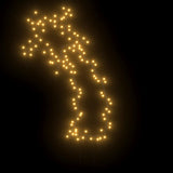 VidaXL Weihnachtsbeleuchtung Meteor mit Erdspießen 115 LEDs 89 cm