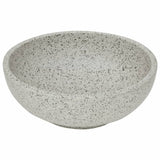 Vidaxx Aufsatzwaschbecken rund φ41x14 cm Keramik grau