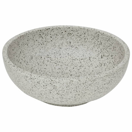 Vidaxx Aufsatzwaschbecken rund φ41x14 cm Keramik grau
