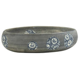 Vidaxx Aufsatzwaschbecken oval 59x40x15 cm Keramik grau