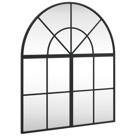 VidaXL Wandspiegelbogen 60x70 cm Eisen schwarz